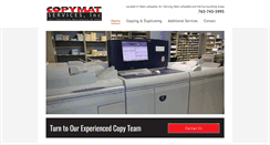 Desktop Screenshot of copymatservices.com