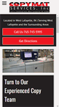 Mobile Screenshot of copymatservices.com